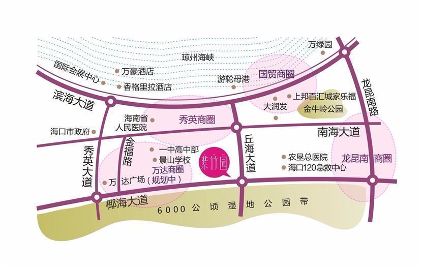 紫竹园区位图