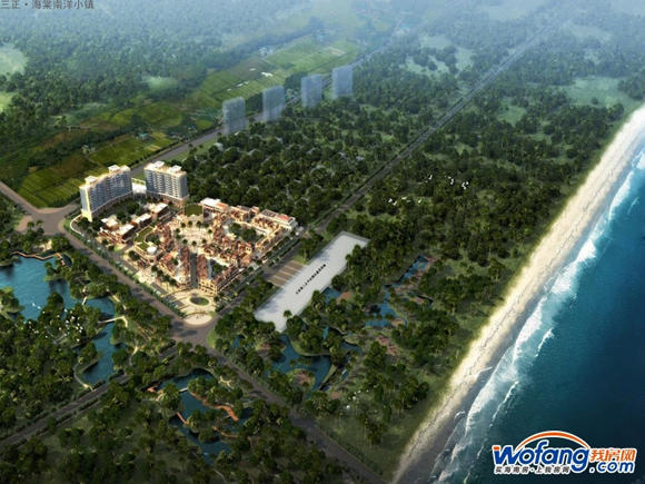 三正海棠南洋小镇鸟瞰图
