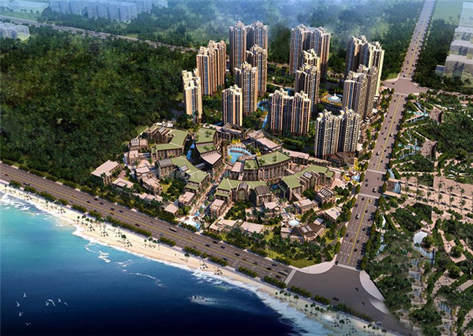 小区鸟瞰图