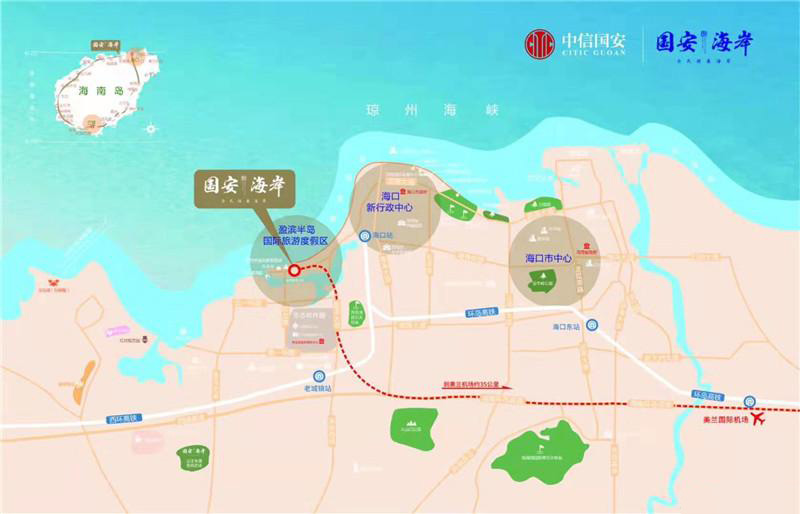 国安海岸区位图